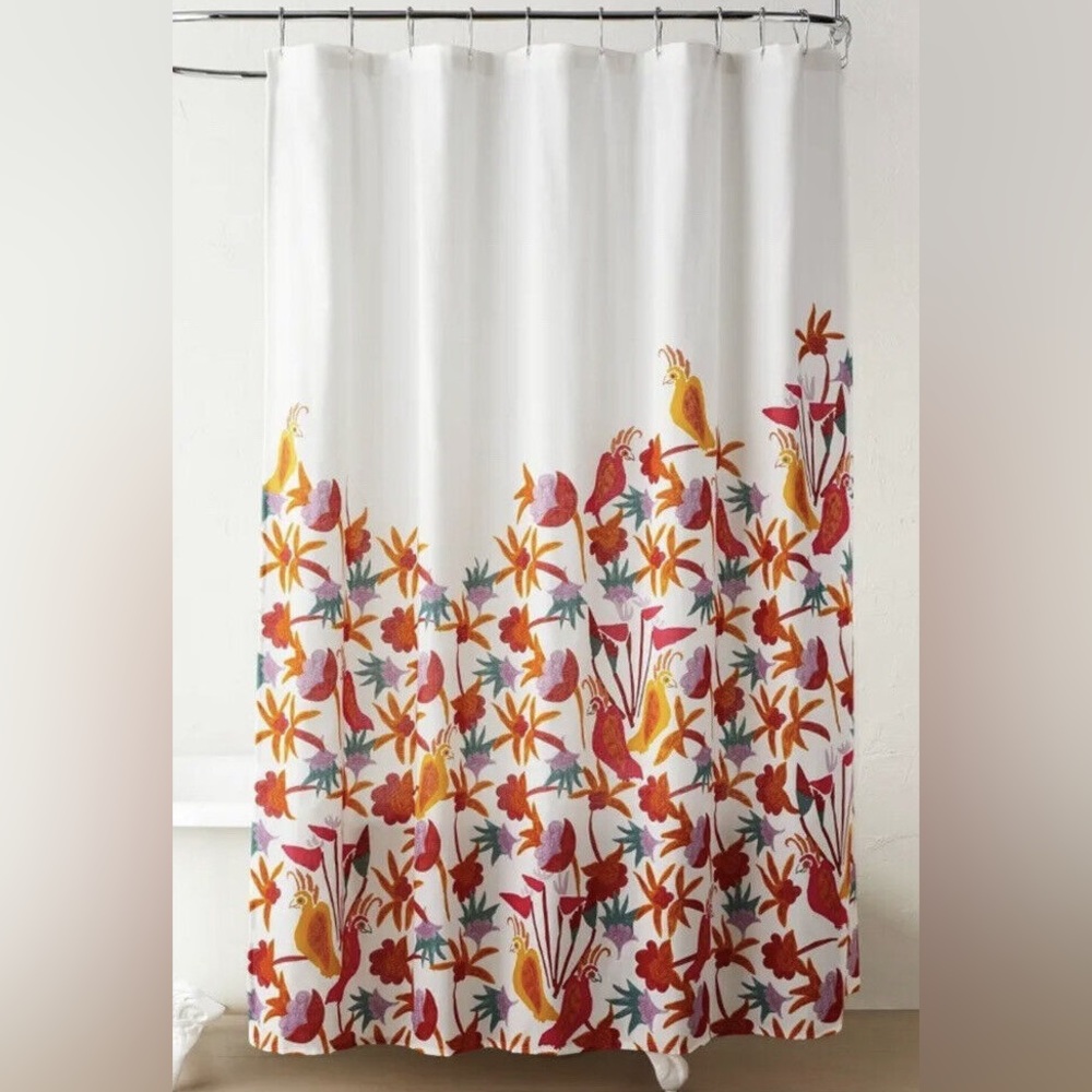 Natalia Bird Shower Curtain